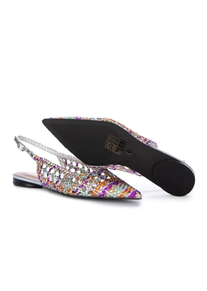 slingback donna exe miami intrecci multicolor