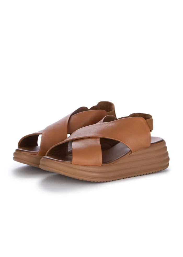 damen sandalen bueno plattform braun