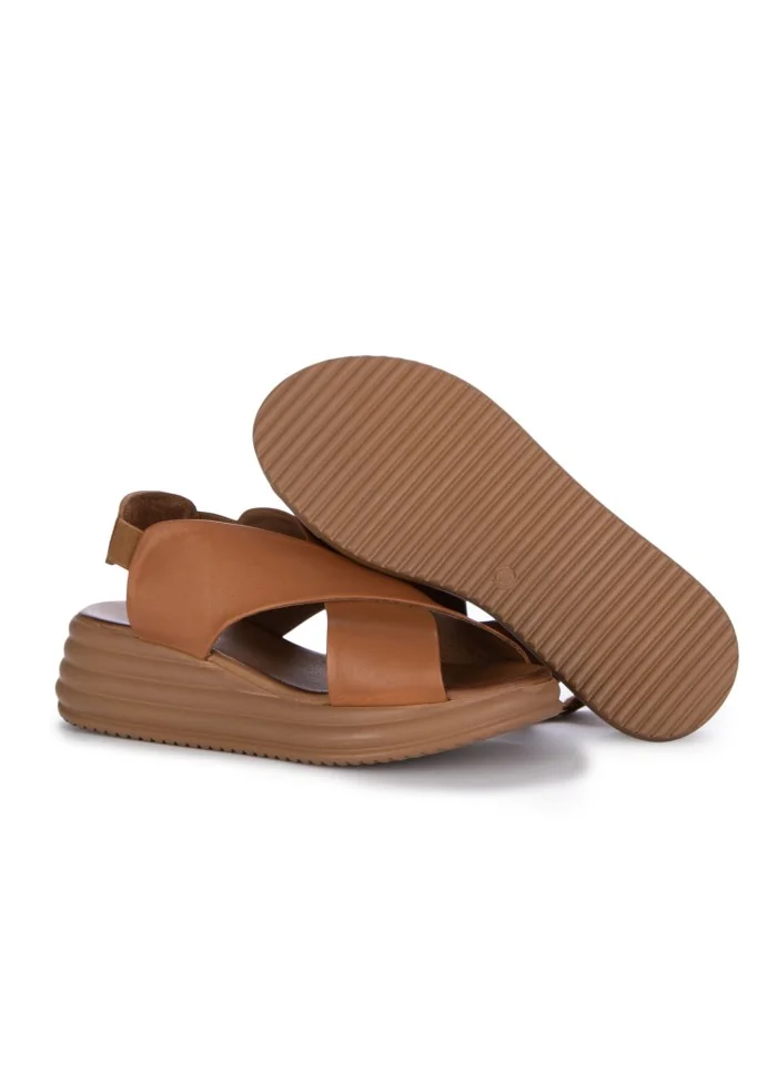 damen sandalen bueno plattform braun