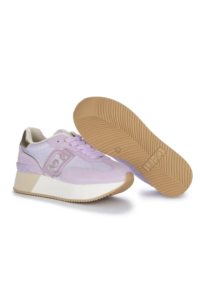 damen sneaker liu jo dreamy platform lila