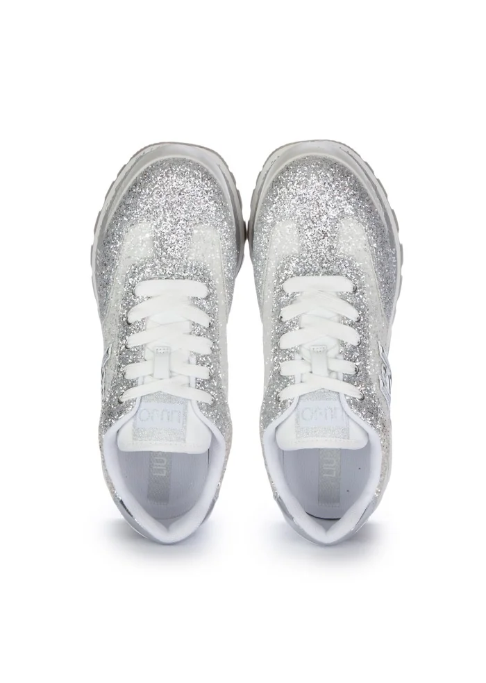 damen sneaker liu jo amazing glitter silber