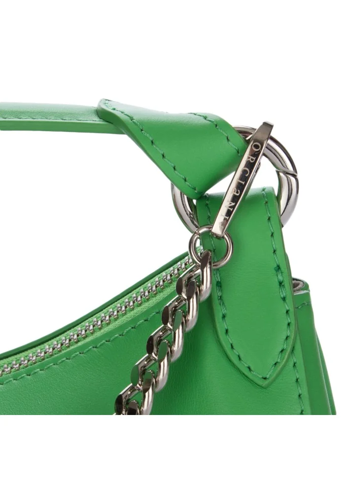 borsa a mano donna orciani dumpling vanity verde menta