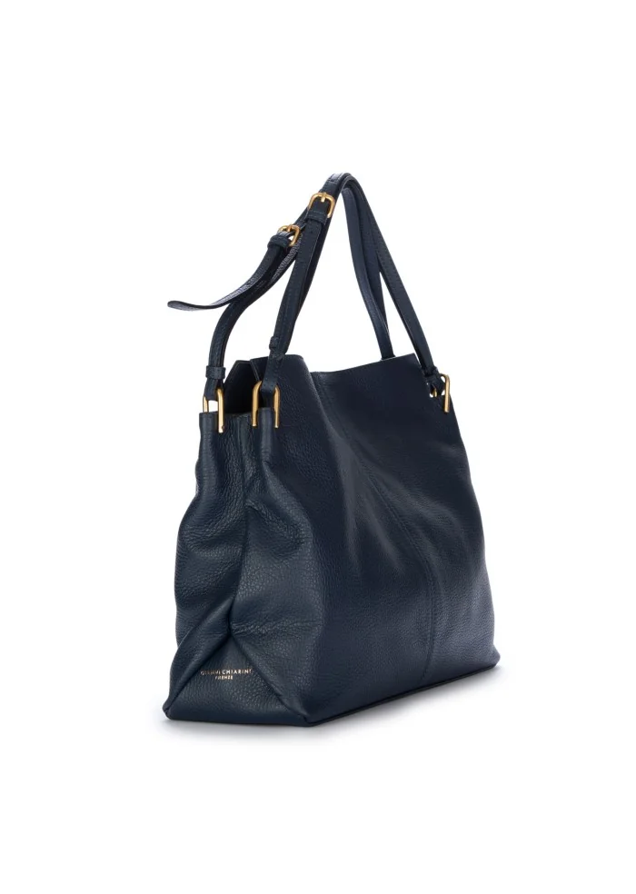 damen schultertasche gianni chiarini leila blau