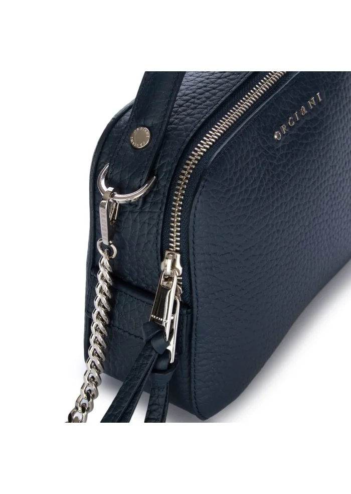 damen handtasche orciani cheri soft blau navy