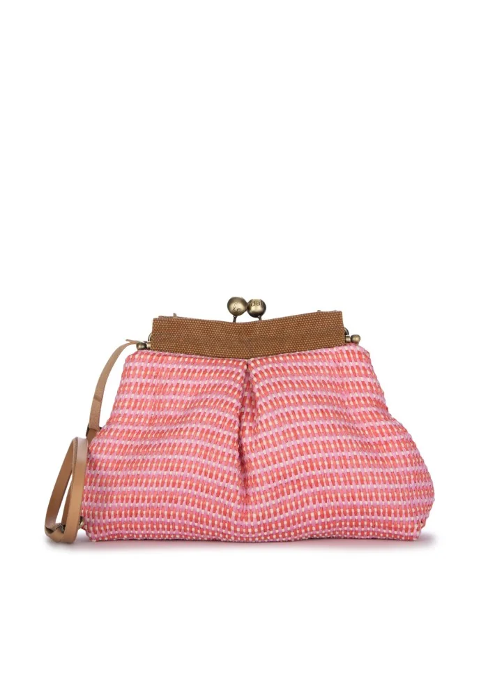 shiulder bag le daf scatto polignano pink multicolor