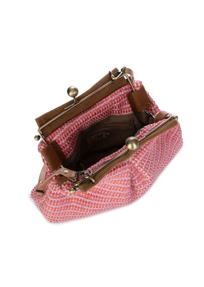 shiulder bag le daf scatto polignano pink multicolor