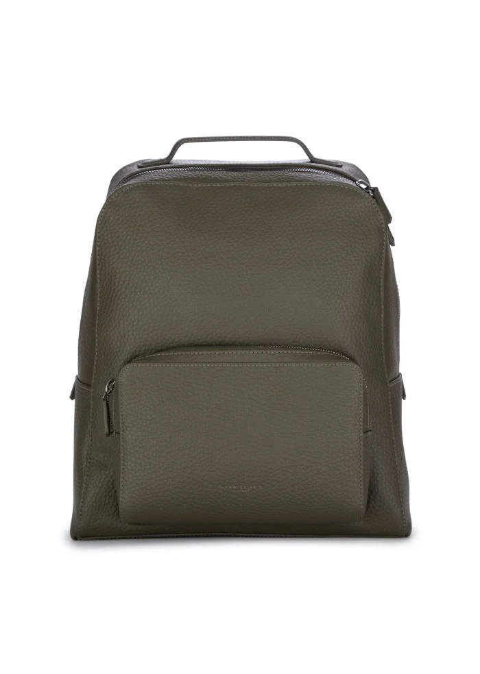 rucksack gianni chiarini genarbte leder militargrun