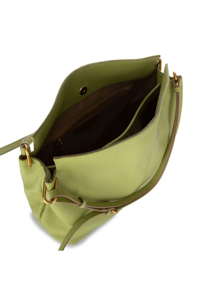 womens shoulder bag gianni chiarini leila acid green