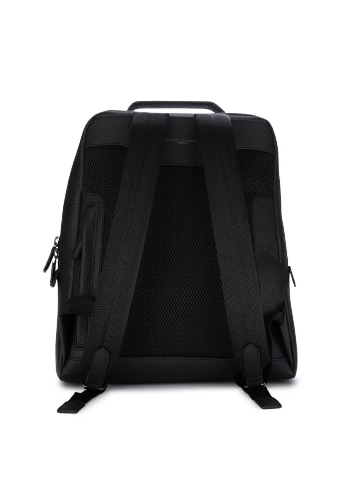 backpack gianni chiarini grained leather black