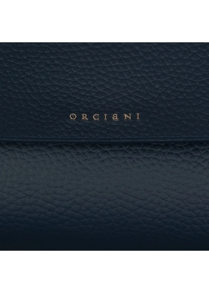 borsa a spalla donna orciani sveva loungette soft blu navy