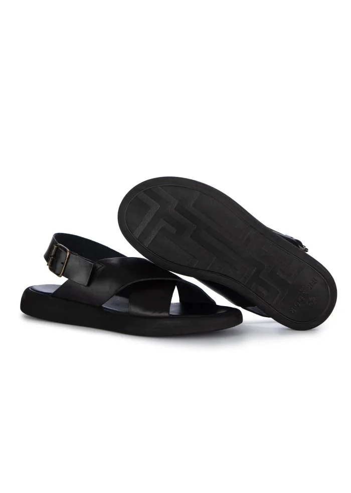 herren sandalen brador oscar mat t capo schwarz