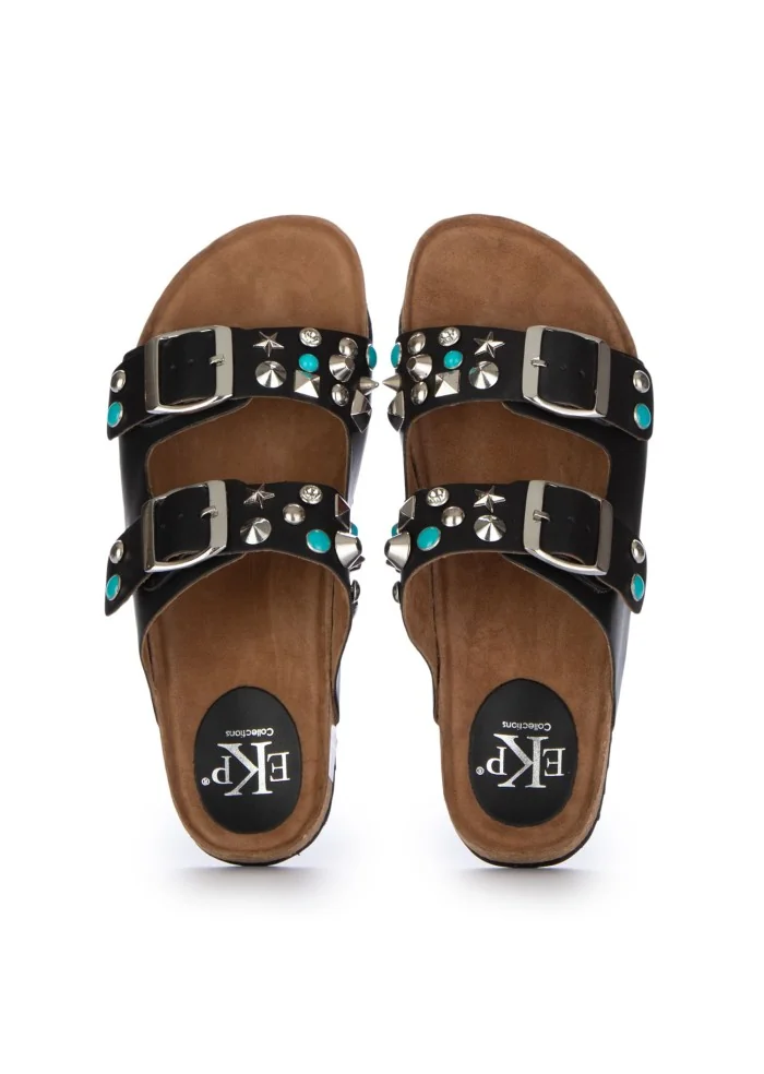 womens sandals ekp birky black