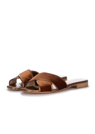 womens sandals positano in love velvet brown
