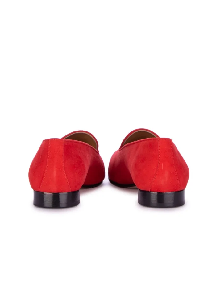 damen ballerinas katze wollknauel rot