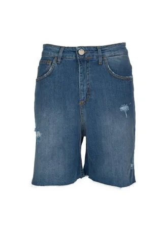 shorts donna god save denim ares blu jeans