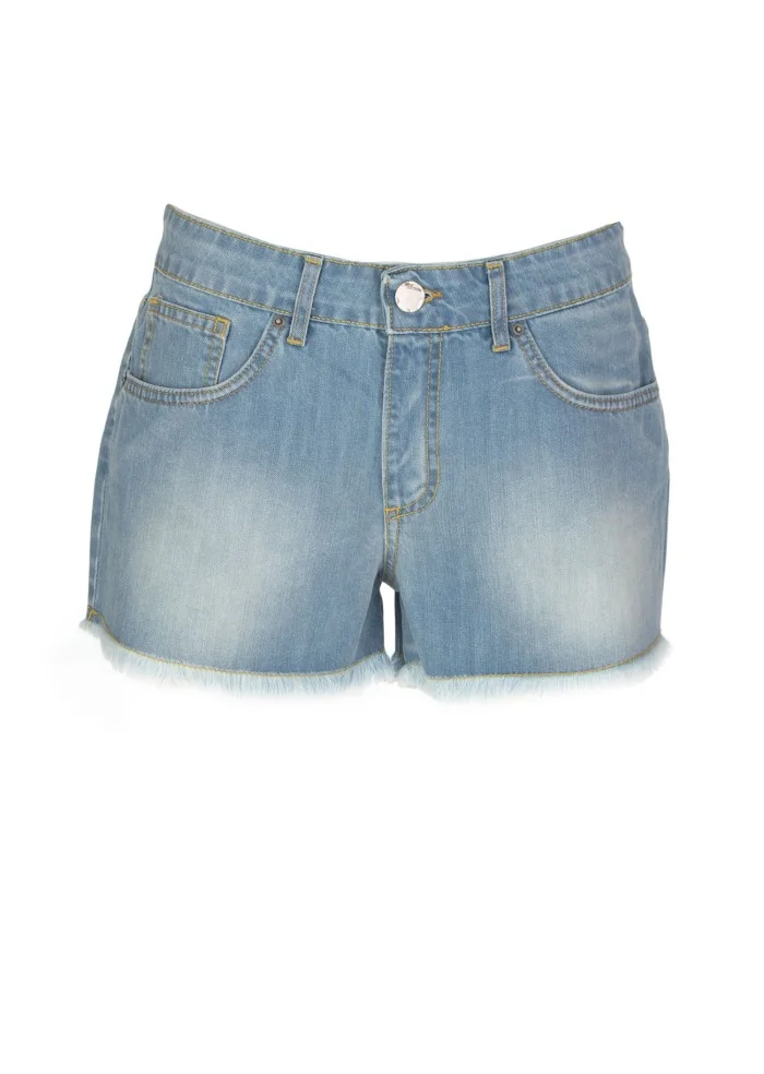 GOD SAVE DENIM | SHORTS DENIM IRIS AZZURRO