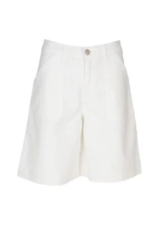 womens shorts god save denim afrodite white