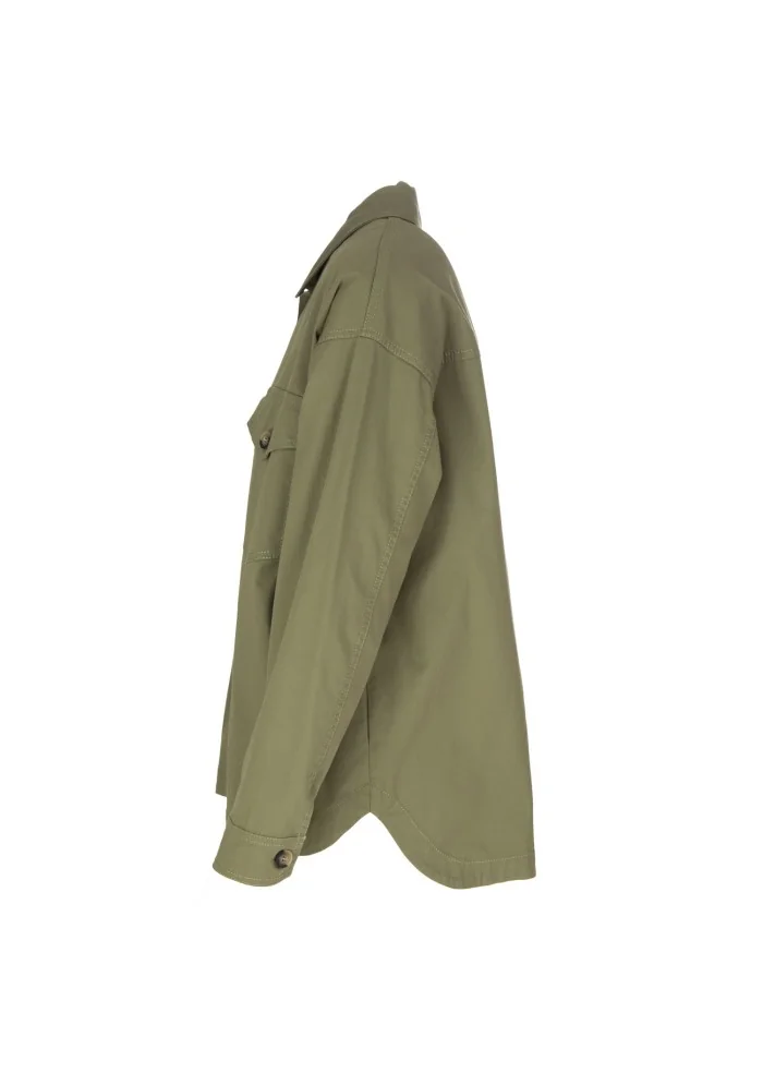 womens jacket kartika resistant cotton green