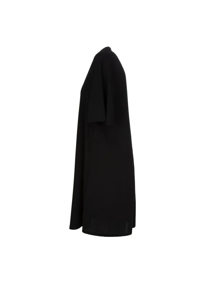 damen kleid kartika v ausschnitt schwarz