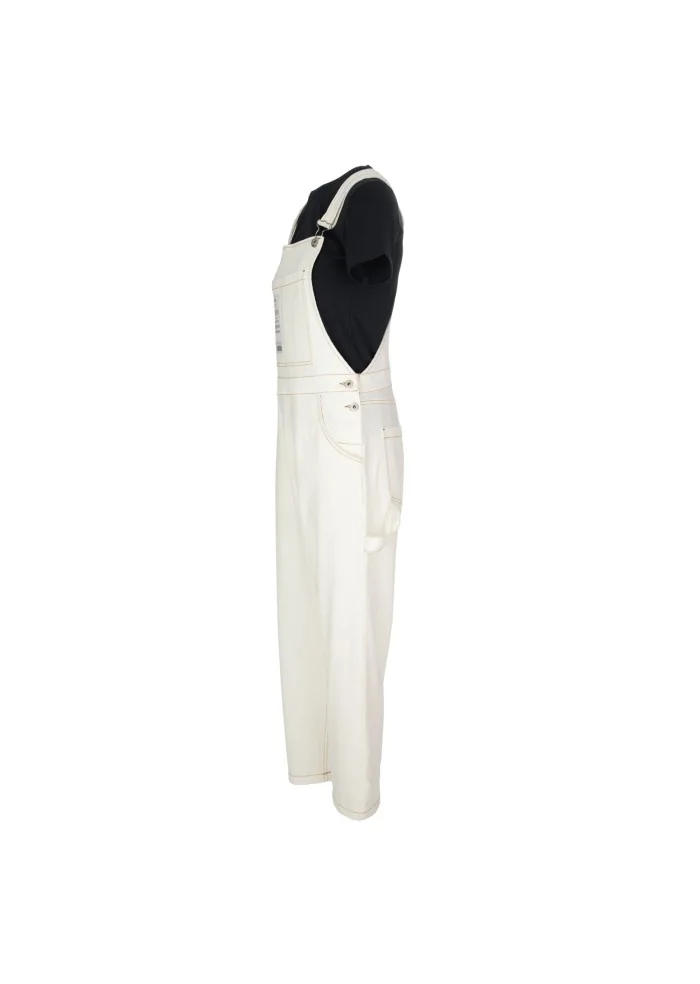 womens jumpsuit noumeno concept cotton creamy white