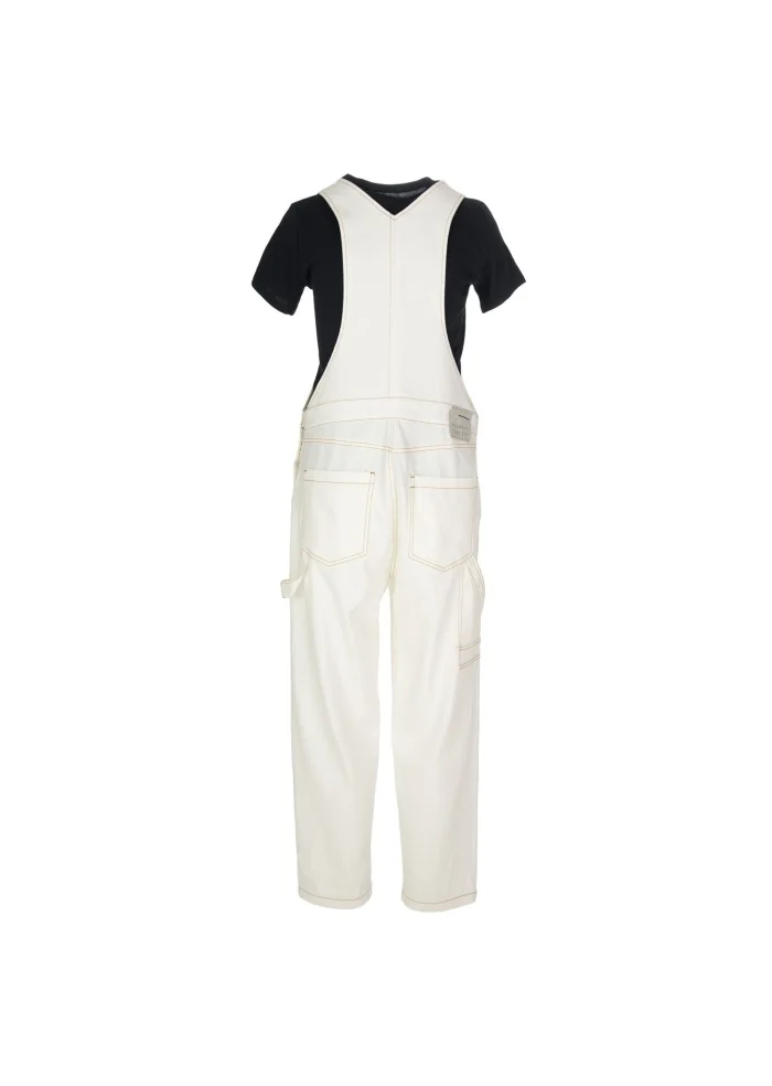 womens jumpsuit noumeno concept cotton creamy white