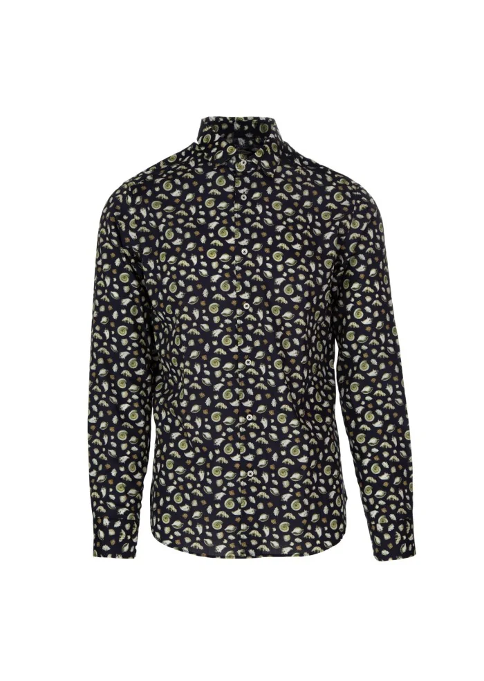 mens shirt liberty rose shells blue