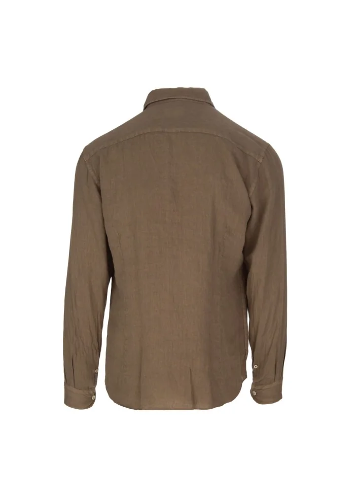 mens shirt mastricamiciai luca brown