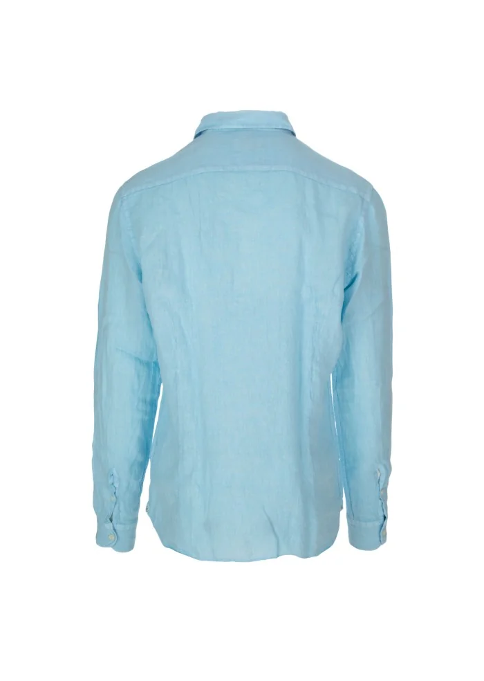 mens shirt mastricamiciai luca light blue