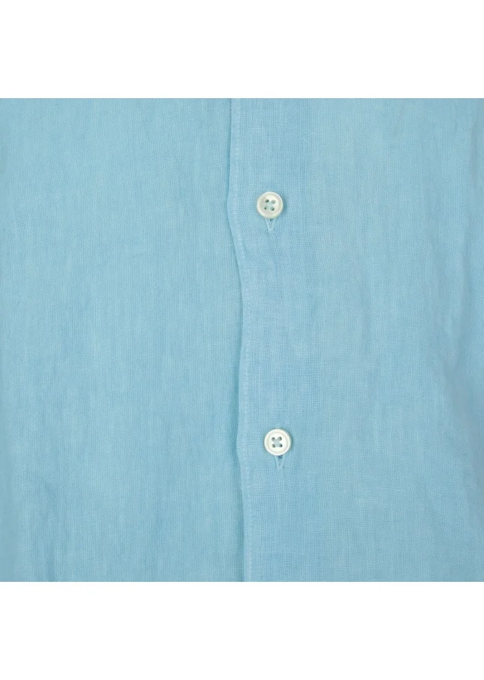 mens shirt mastricamiciai luca light blue