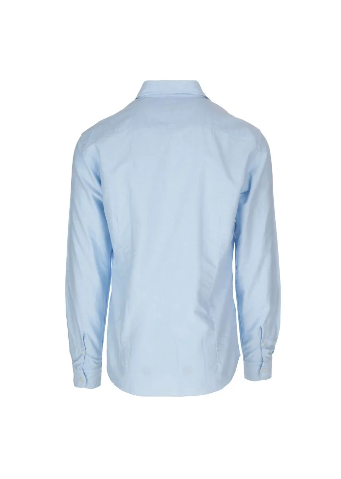 mens shirt mastricamiciai jean light blue