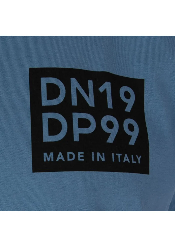 t shirt uomo dondup logo a contrasto carta da zucchero