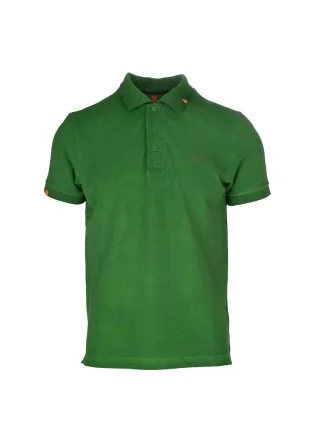 mens polo sun68 special dyes green