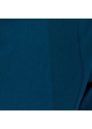 WOOL & CO | POLO SHIRT RIBBED DETAILS BLUE