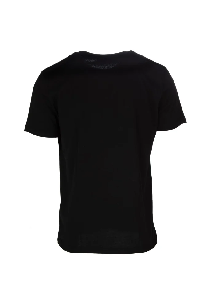 mens t shirt dondup crew neck logo black