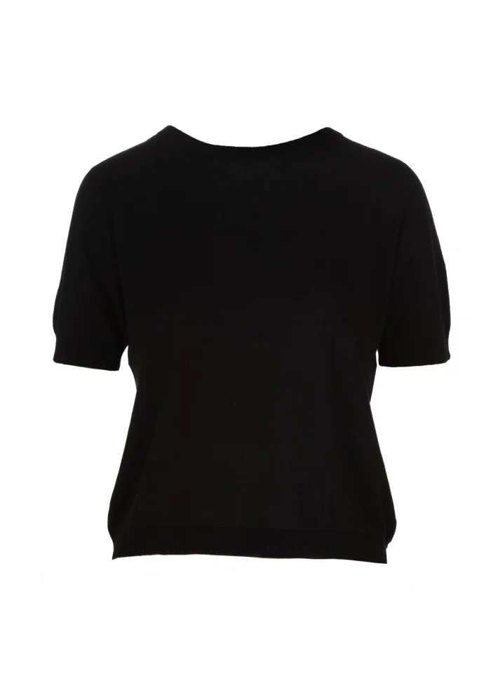 womens t shirt cashmere island riomaggiore black