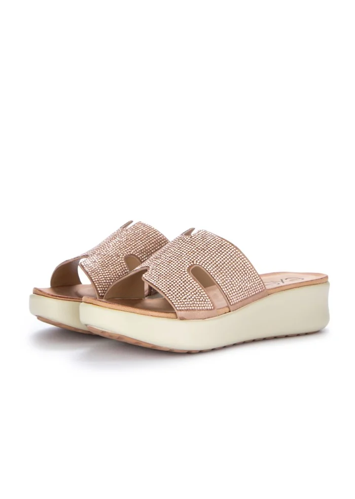 EXE' | SANDALI PLATFORM LUCCICANTI ROSA