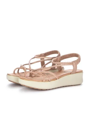 womens sandals exe beads nude pink