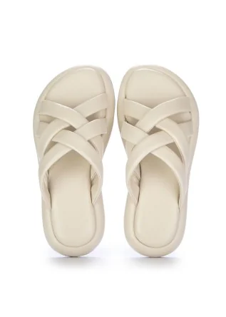 HADEL | SANDALS WITHOUT STRAP WHITE