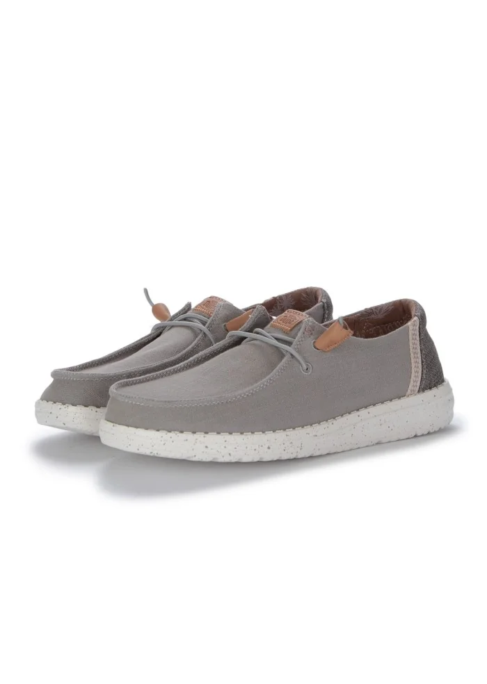 scarpe basse donna hey dude wendy washed grigio