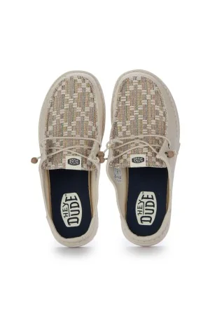 HEY DUDE | SHOES WENDY SLIP CLASSIC BEIGE MULTICOLOR