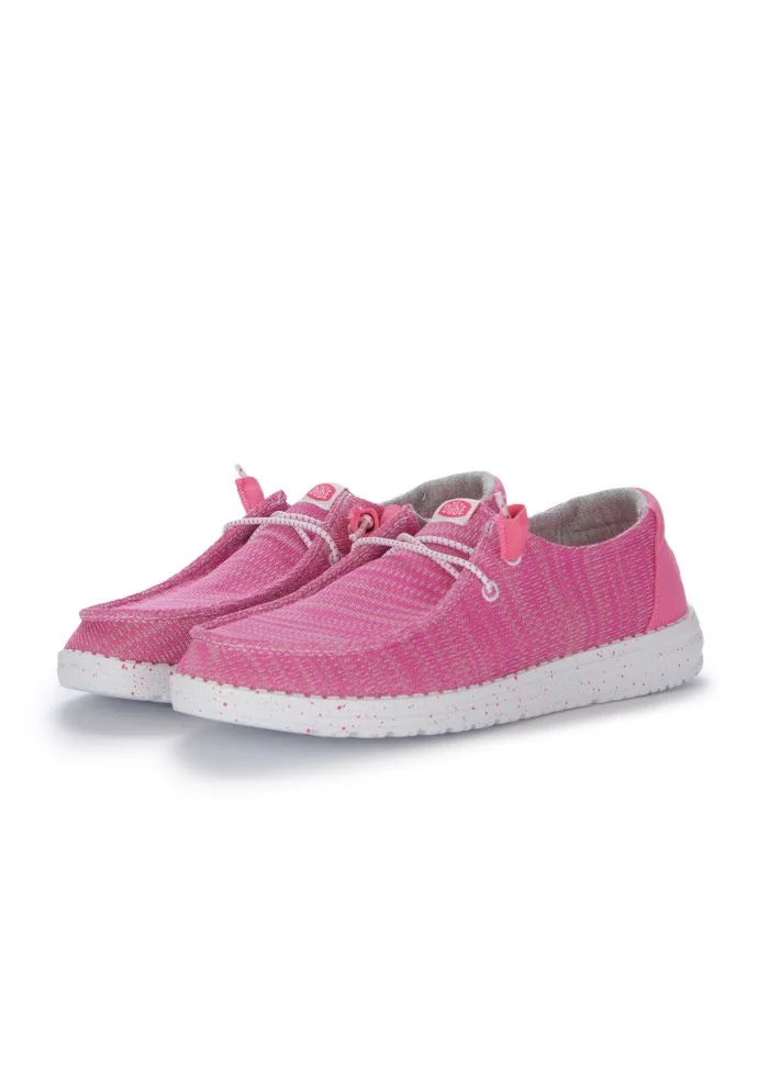 HEY DUDE | SCARPE BASSE WENDY SPORT MESH FUCSIA