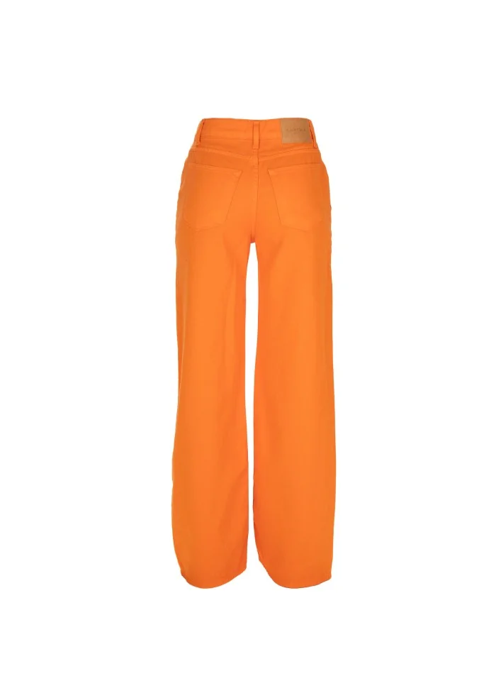 damen hose kartika weitem bein orange