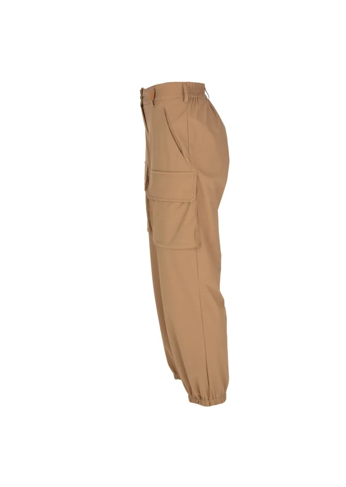 womens trousers save the duck rety18 gosy brown