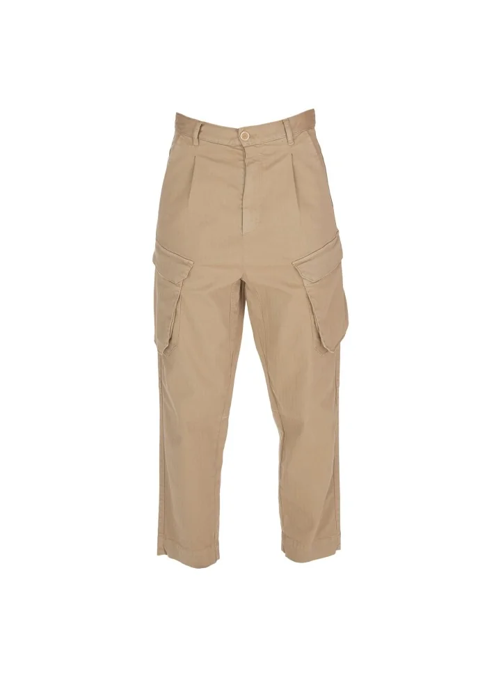 damen hose semicouture cargo beige