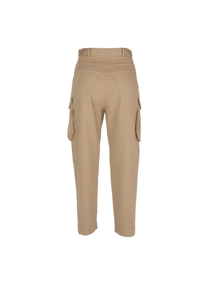 damen hose semicouture cargo beige