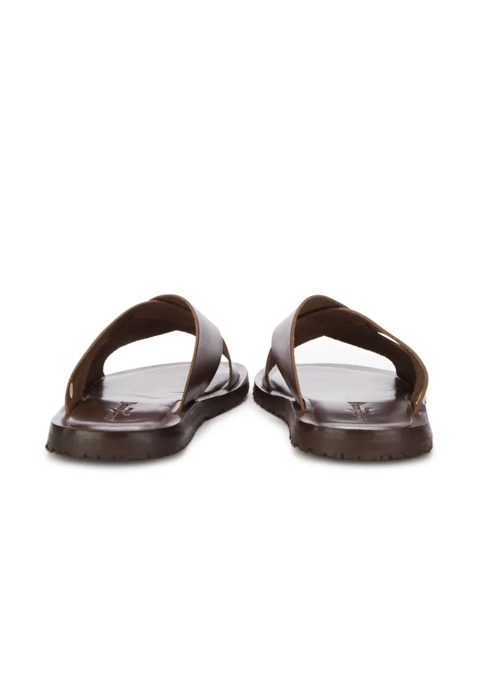 herren sandalen cuoieria toscana dive cognac braun