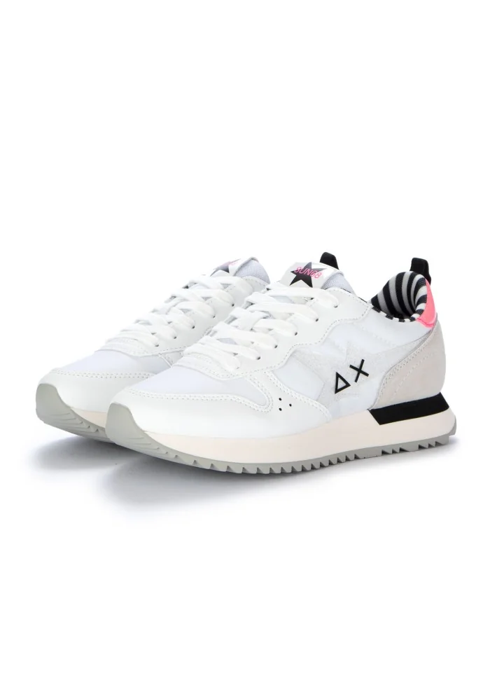 SUN68 | SNEAKERS STARGIRL TRANSPARENT PATCH BIANCO