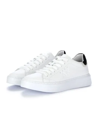 sneakers donna sun68 grace leather bianco