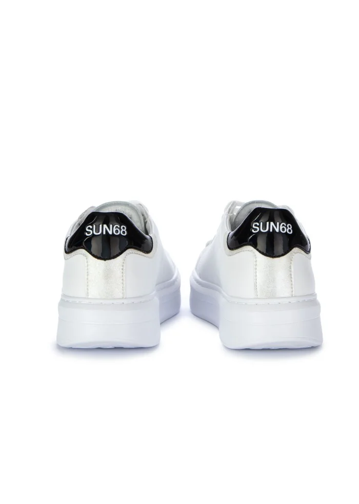 sneakers donna sun68 grace leather bianco