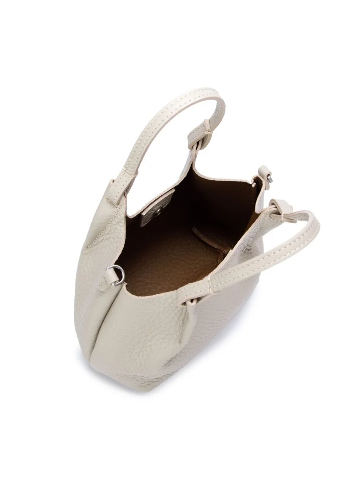 borsa a mano donna gianni chiarini dua mini beige chiaro